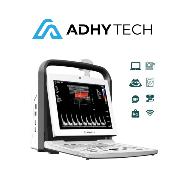 ADHYTECH USG Portable Color Doppler (Probe Convex + Probe Linier)